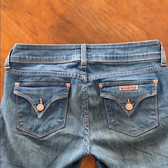 Hudson Causeway lightwash cropped jeans with cuff - Picture 3 of 4